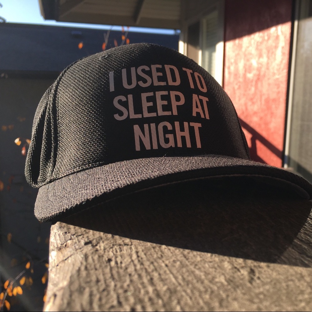 I Used To Sleep At Night Flexfit Hat